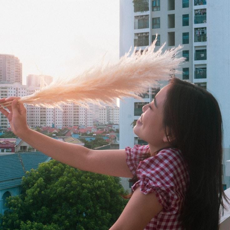 Portrait of Nova Kim, group coordinator and fusion cooking expert